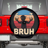 Bruh 67 Meme Spare Tire Cover Funny Six Seven Meme 6 7 Numbers Kid Gen Alpha - Wonder Print Shop