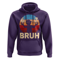 Bruh 67 Meme Hoodie Funny Six Seven Meme 6 7 Numbers Kid Gen Alpha - Wonder Print Shop
