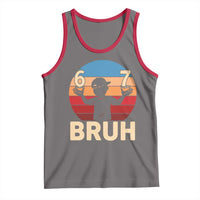 Bruh 67 Meme Tank Top Funny Six Seven Meme 6 7 Numbers Kid Gen Alpha - Wonder Print Shop