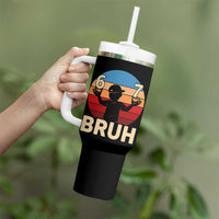 Bruh 67 Meme Tumbler With Handle Funny Six Seven Meme 6 7 Numbers Kid Gen Alpha - Wonder Print Shop