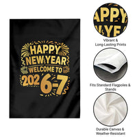 67 New Years Eve Garden Flag Funny Six Seven 2026 Meme 6 7 Numbers Kid Gen Alpha - Wonder Print Shop