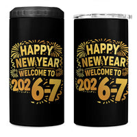 67 New Years Eve 4 in 1 Can Cooler Tumbler Funny Six Seven 2026 Meme 6 7 Numbers Kid Gen Alpha - Wonder Print Shop
