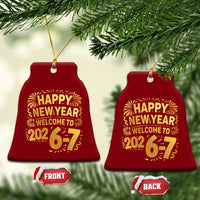 67 New Years Eve Ceramic Ornament Funny Six Seven 2026 Meme 6 7 Numbers Kid Gen Alpha - Wonder Print Shop