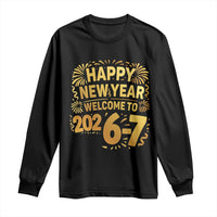 67 New Years Eve Long Sleeve Shirt Funny Six Seven 2026 Meme 6 7 Numbers Kid Gen Alpha - Wonder Print Shop