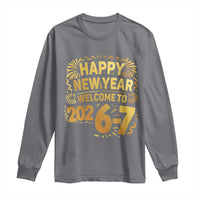 67 New Years Eve Long Sleeve Shirt Funny Six Seven 2026 Meme 6 7 Numbers Kid Gen Alpha - Wonder Print Shop