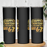67 New Years Eve Skinny Tumbler Funny Six Seven 2026 Meme 6 7 Numbers Kid Gen Alpha - Wonder Print Shop