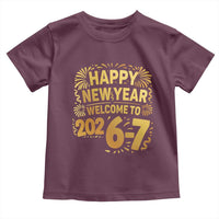 67 New Years Eve Toddler T Shirt Funny Six Seven 2026 Meme 6 7 Numbers Kid Gen Alpha - Wonder Print Shop
