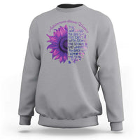 Autoimmune Disease Awereness Sweatshirt I Am The Storm Purple Ribbon