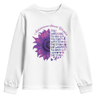 Autoimmune Disease Awereness Youth Sweatshirt I Am The Storm Purple Ribbon