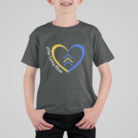 Down Syndrome Mom T Shirt For Kid Love Heart Three Arrows Lucky Mama T21 321