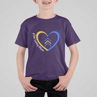 Down Syndrome Mom T Shirt For Kid Love Heart Three Arrows Lucky Mama T21 321