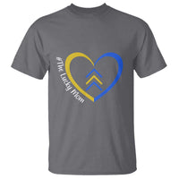 Down Syndrome Mom T Shirt Love Heart Three Arrows Lucky Mama T21 321