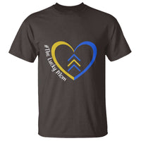 Down Syndrome Mom T Shirt Love Heart Three Arrows Lucky Mama T21 321