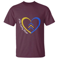 Down Syndrome Mom T Shirt Love Heart Three Arrows Lucky Mama T21 321