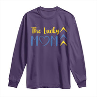 Down Syndrome Mom Long Sleeve Shirt Three Arrows The Lucky Mama T21 321