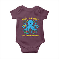 World Down Syndrome Day Baby Onesie Octopus Rock Your Sock Support 321
