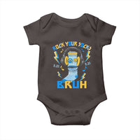 World Down Syndrome Day Baby Onesie Rock Your Sock Bruh Support 321