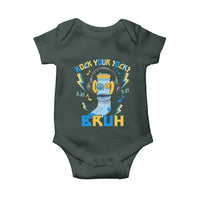 World Down Syndrome Day Baby Onesie Rock Your Sock Bruh Support 321