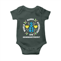 World Down Syndrome Day Baby Onesie 321 Awareness Support Blue Yellow Ribbon