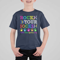 World Down Syndrome Day T Shirt For Kid Rock Your Socks Awareness Support 321