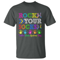 World Down Syndrome Day T Shirt Rock Your Socks Awareness Support 321