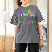 World Down Syndrome Day T Shirt For Women Rock Your Socks Awareness Support 321