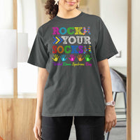 World Down Syndrome Day T Shirt For Women Rock Your Socks Awareness Support 321