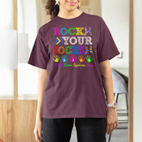 World Down Syndrome Day T Shirt For Women Rock Your Socks Awareness Support 321