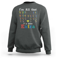 World Down Syndrome Day Sweatshirt 321 Awareness Support All That Little Extra T21