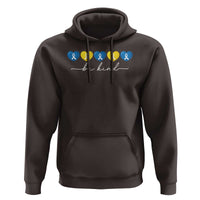 Down Syndrome Awareness Hoodie Blue Yellow Ribbon Be Kind