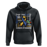 Down Syndrome Awareness Hoodie Rock Your Socks Different Not Less