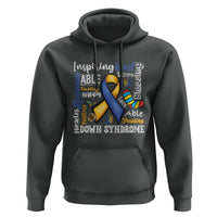 Down Syndrome Awareness Hoodie Rock Your Socks Different Not Less