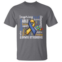 Down Syndrome Awareness T Shirt Rock Your Socks Different Not Less
