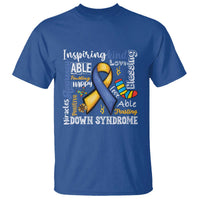 Down Syndrome Awareness T Shirt Rock Your Socks Different Not Less