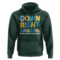 World Down Syndrome Day Hoodie 321 Awareness Support Down Right Amazing Three Arrows