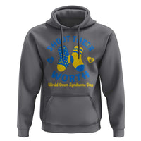 World Down Syndrome Day Hoodie 321 Awareness Support Shout Their Worth