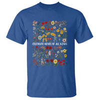 Autism Awareness T Shirt Neurodiversity Celebrate Minds of All Kinds