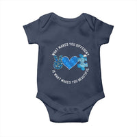 Autism Awareness Baby Onesie What Makes You Different Is What Makes You Beautiful
