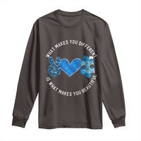 Autism Awareness Long Sleeve Shirt What Makes You Different Is What Makes You Beautiful