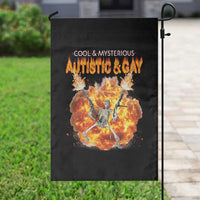 Autistic And Gay Skeleton Explosion Garden Flag - Wonder Print Shop