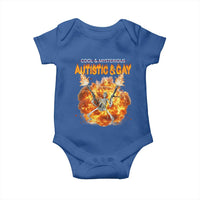 Autistic And Gay Skeleton Explosion Baby Onesie - Wonder Print Shop