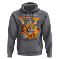 Autistic And Gay Skeleton Explosion Hoodie - Wonder Print Shop