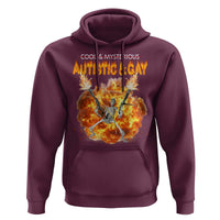 Autistic And Gay Skeleton Explosion Hoodie - Wonder Print Shop
