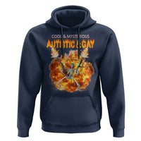Autistic And Gay Skeleton Explosion Hoodie - Wonder Print Shop