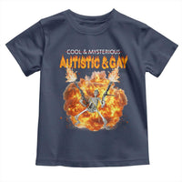 Autistic And Gay Skeleton Explosion Toddler T Shirt - Wonder Print Shop