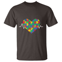 Autism Awareness Love Heart Puzzle Acceptance T Shirt