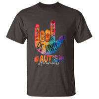 Be Kind ASL Autism Awareness T Shirt Love Sign Language Hand Tie Dye