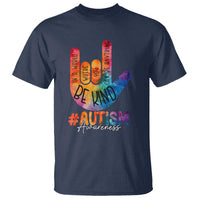 Be Kind ASL Autism Awareness T Shirt Love Sign Language Hand Tie Dye