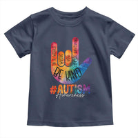 Be Kind ASL Autism Awareness Toddler T Shirt Love Sign Language Hand Tie Dye