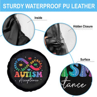 Autism Awareness Acceptance Spare Tire Cover Infinity Symbol Neurodiversity